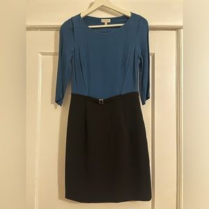 Claudine Pierrot black and blue dress